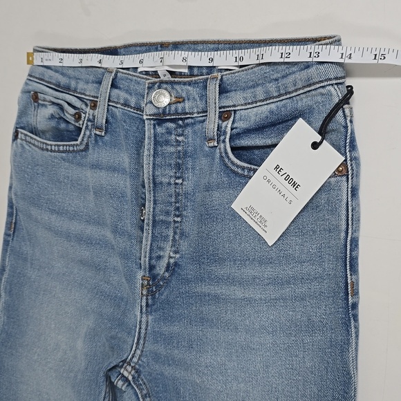 Re/Done 90s high waist ankle crop hazey indigo - Picture 8 of 15